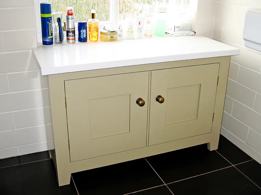 Painted Bathroom Cabinet
