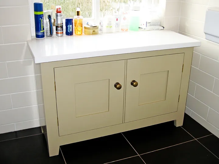 Painted Bathroom Cabinet – photo 1