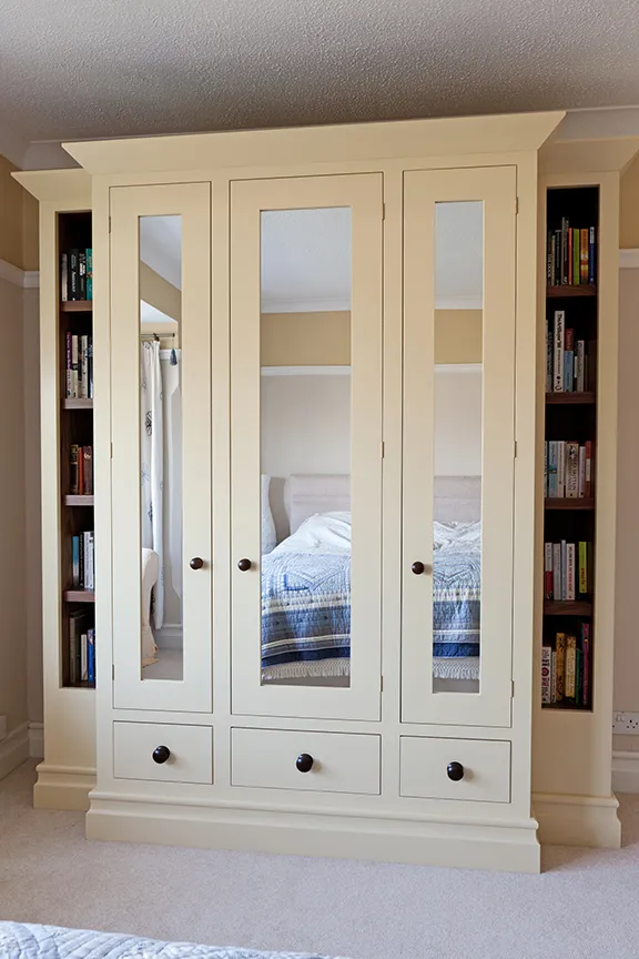 Cream & Walnut Wardrobe – photo 2