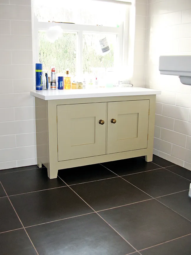Painted Bathroom Cabinet – photo 4