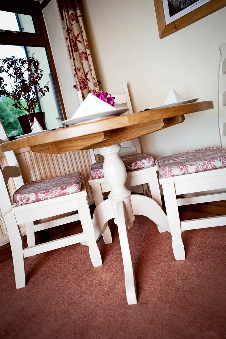 Painted & Oak Pedestal Table – photo 4